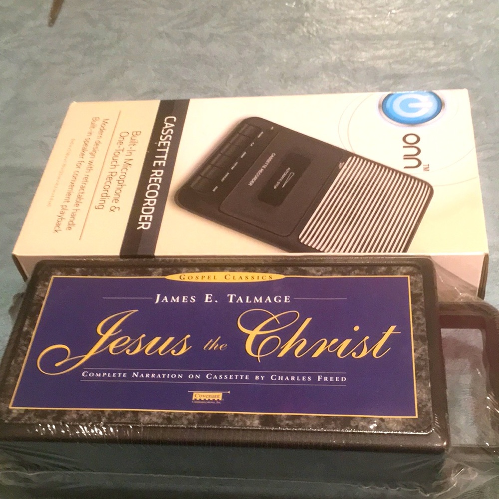 Gospel Classics Jesus the Christ James E Talmage NEW Set of 14 Cassettes/Player